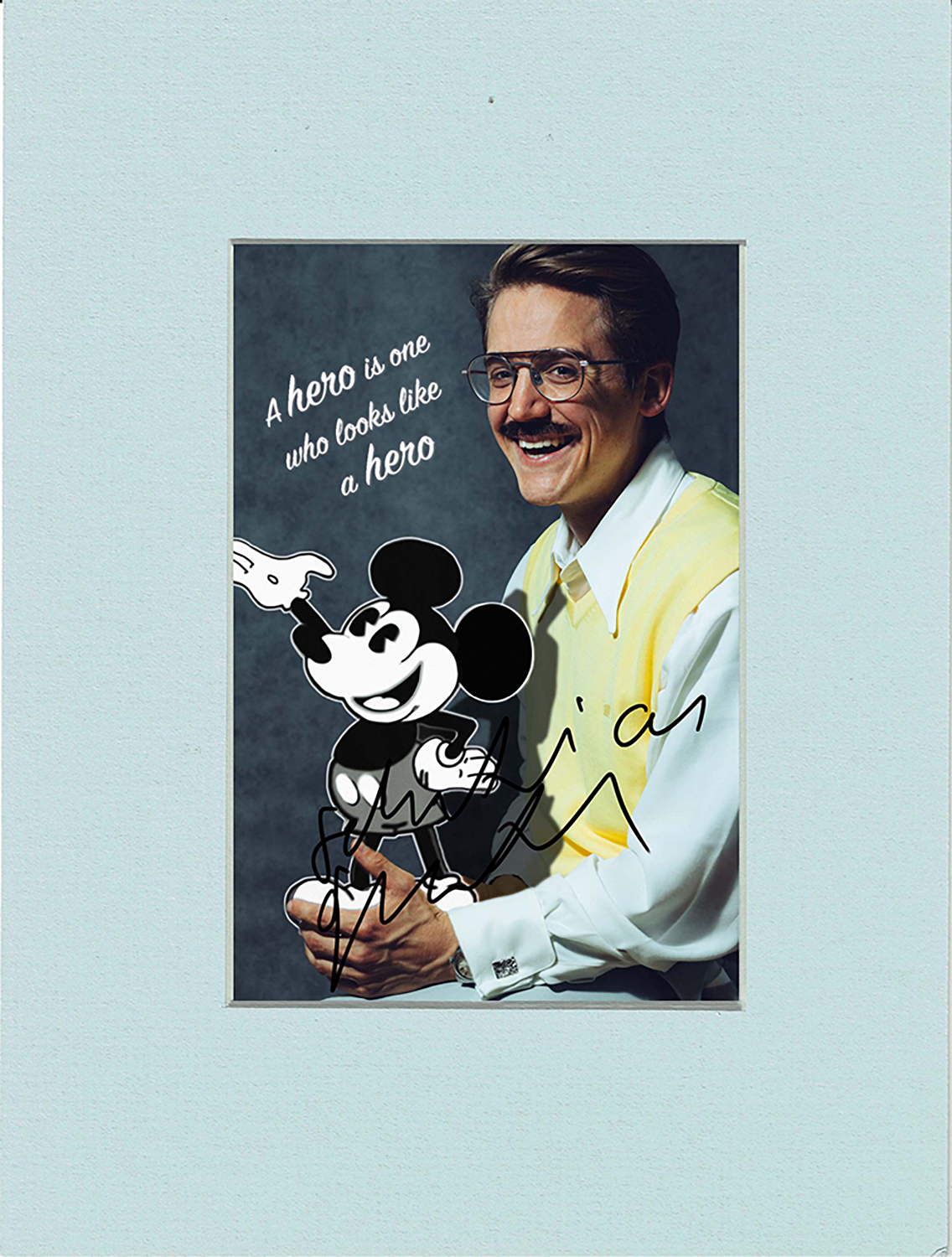 »A hero is one, who looks like a hero« (2018), Digitalfotografie