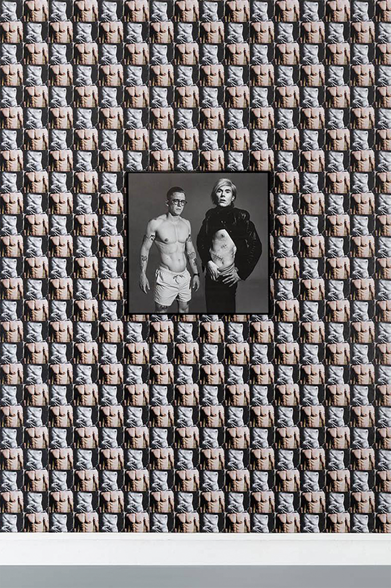 »Andy & Me« (2018), Wandinstallation